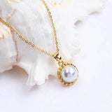 Pendant Mount Base for 7-8mm Pearls Beads