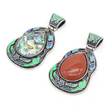 Drop Shaped Stone Pendant for DIY Jewelry Making