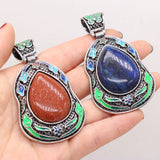 Drop Shaped Stone Pendant for DIY Jewelry Making