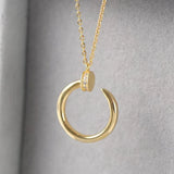 Personalized Nail Necklace for Women