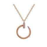 Personalized Nail Necklace for Women