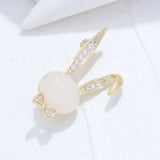 Rabbit Female Collar Buckle Jewelry Corsage Anti-Empty Brooch Pin