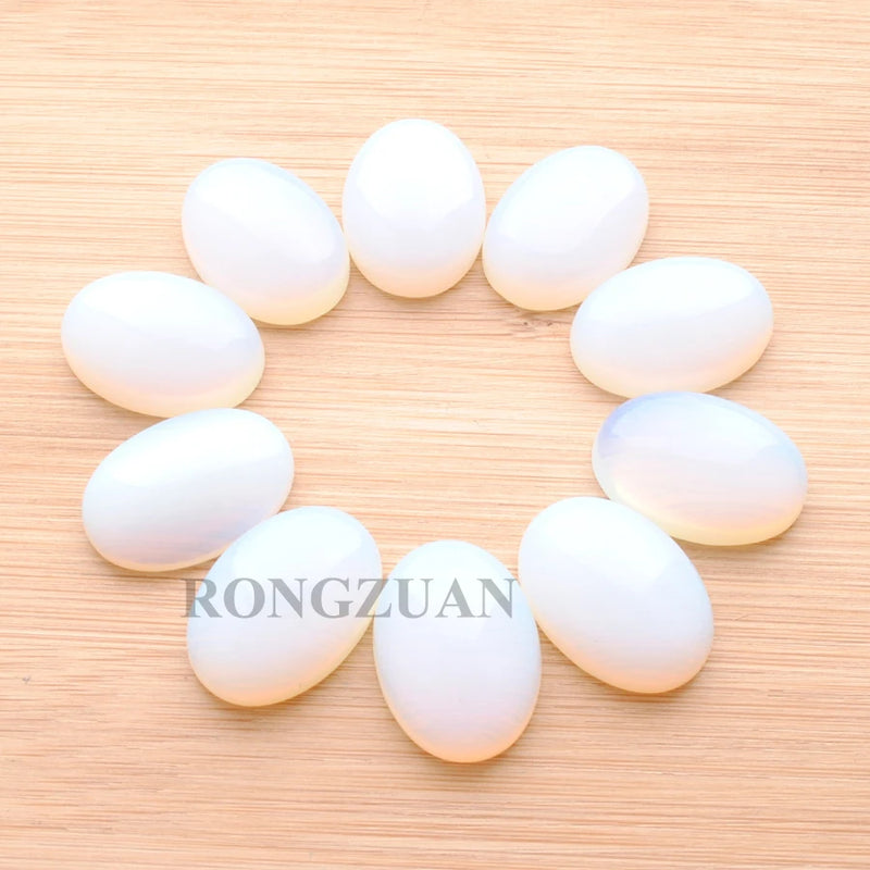 Opal Stone Flat Back Cabochons 10Pcs/Lot