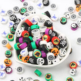 20Pcs 10mm Halloween Christmas Clay Spacer Beads for DIY Jewelry Making