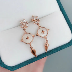 925 Sterling Silver Earrings for Women - Elegant Banquet Gift