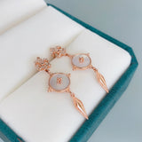 925 Sterling Silver Earrings for Women - Elegant Banquet Gift