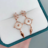 925 Sterling Silver Earrings for Women - Elegant Banquet Gift