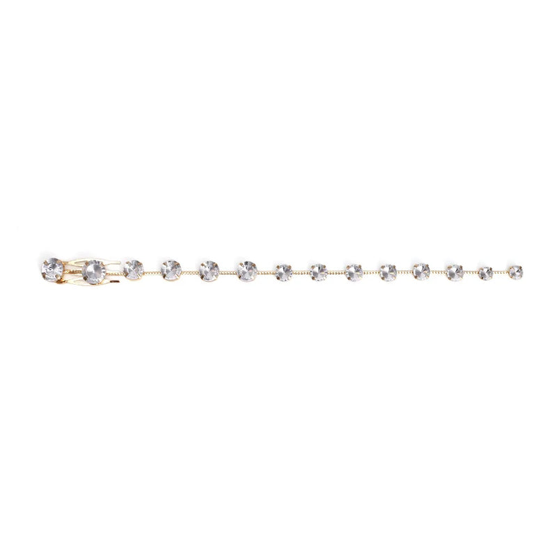 Crystal Hair Comb Ponytail Hair Braid Headdress Tassel Jewelry