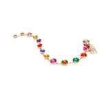 Crystal Hair Comb Ponytail Hair Braid Headdress Tassel Jewelry