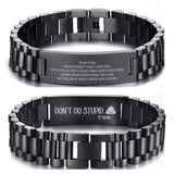 Men's Stainless Steel Name Bracelet