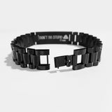 Men's Stainless Steel Name Bracelet