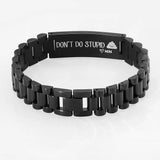 Men's Stainless Steel Name Bracelet