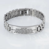 Men's Stainless Steel Name Bracelet