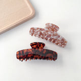 Tortoiseshell Acetate Hair Claw Clip for Girls Women