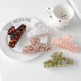 Tortoiseshell Acetate Hair Claw Clip for Girls Women