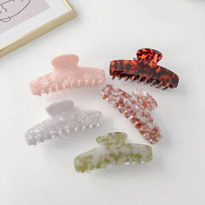 Tortoiseshell Acetate Hair Claw Clip for Girls Women