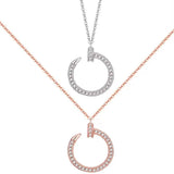 Full Rhinestones Nail Pendant Tool Jewelry