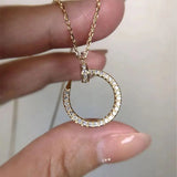Full Rhinestones Nail Pendant Tool Jewelry