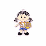 Softball Girl Rhinestone Pendant DIY Jewelry Set