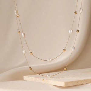 316L Stainless Steel Chain Necklace For Women Girls