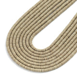 Natural Oval Cylindrical Spacer Beads for DIY Charms Bracelet 1*4mm