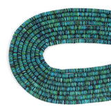 Natural Oval Cylindrical Spacer Beads for DIY Charms Bracelet 1*4mm