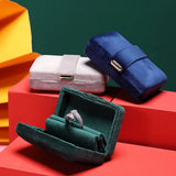 Suede Ring Necklace Box Jewelry Iron Box Hand Accompany Gift Packaging Small Box