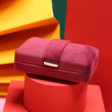 Suede Ring Necklace Box Jewelry Iron Box Hand Accompany Gift Packaging Small Box