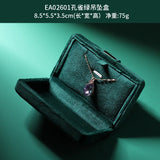 Suede Ring Necklace Box Jewelry Iron Box Hand Accompany Gift Packaging