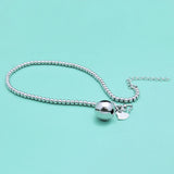 Summer Charm Accessories Women's 925 Sterling Silver Anklet Beads Bell