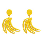 Summer Ethnic Rice Beads Fruits Earrings Watermelon Cherry Orange