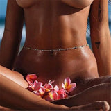 Golden Round Bead Waist Chain Beach Party Accessories