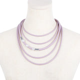 Summer Pearl Rubber Collar Necklace Gothic Accessories