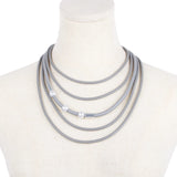 Summer Pearl Rubber Collar Necklace Gothic Accessories