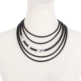 Summer Pearl Rubber Collar Necklace Gothic Accessories