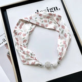 Summer Magnetic Buckle Neck Scarf Wristband Hair Band