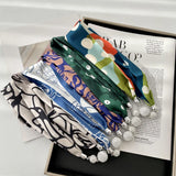 Summer Magnetic Buckle Neck Scarf Wristband Hair Band