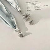 Summer Magnetic Buckle Neck Scarf Wristband Hair Band