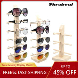 Wooden Sun Glasses Eyeglasses Display Stand Holder Rack 9 Sizes