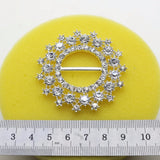 5pc/batch 42mm Crystal Rhinestone Button for Clothing Decoration