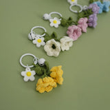 Wool Woven Lily of The Valley Key Chain Backpack Bag Pendant Hand Hook