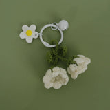Wool Woven Lily of The Valley Key Chain Backpack Bag Pendant Hand Hook