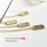 Tarot Titanium Steel Pendant Necklace Couple