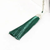 Natural Agates Stone Tassel Prayer Beads Islamic Muslim Rosary Gift