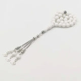 Islamic Tasbih Ceramic Bracelet 33 Beads Pendant Arabic Jewelry