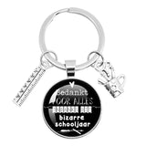 Teacher Thank You Keychain Ruler & Pen Holder Accessory