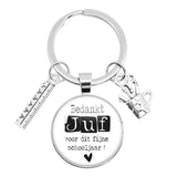 Teacher Thank You Keychain Ruler & Pen Holder Accessory