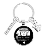 Teacher Thank You Keychain Ruler & Pen Holder Accessory