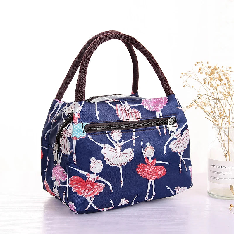 Thermal Insulated Lunch Box Tote Cooler Handbag Pouch Portable Lunch Bag