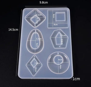 3D Pendant Silicone Mold Resin Jewelry Epoxy Resin Mould Tool